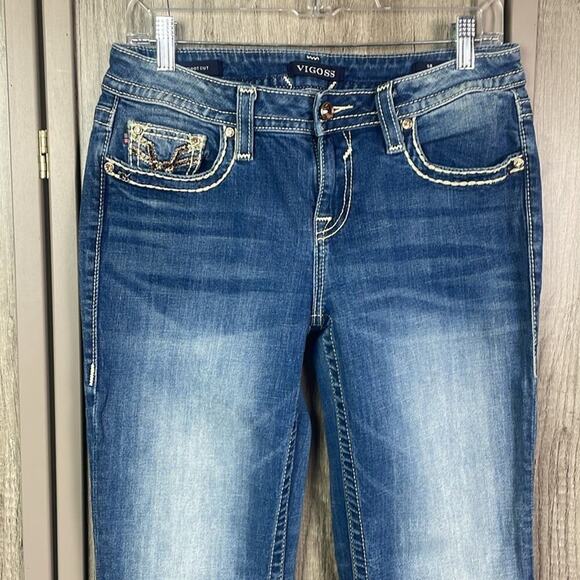 Vigoss Heritage Fit Bootcut Jeans Women's 8 - Picture 3 of 13